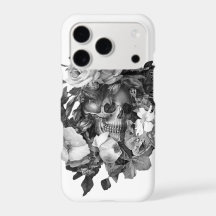 Vintage Floral Skull Classic Customizable