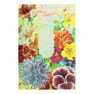Vintage - Floral Specialties Metal Print