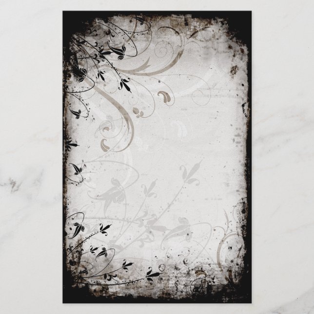 Vintage Floral Stationery (Front)