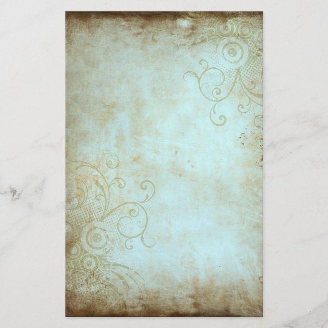 Vintage Floral Stationery (Front)