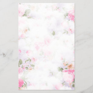 Vintage Floral Stationery Paper
