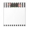 Vintage Floral Striped Personalized Notepad