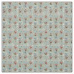 Vintage Floral Tiles with Romantic Charm Fabric