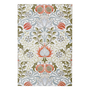 Vintage Floral Wallpaper by William Morris (1879) Faux Canvas Print