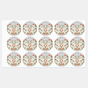 Vintage Floral Wallpaper by William Morris (1879) Labels