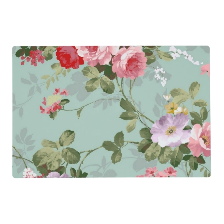 Vintage Floral Wallpaper Placemat