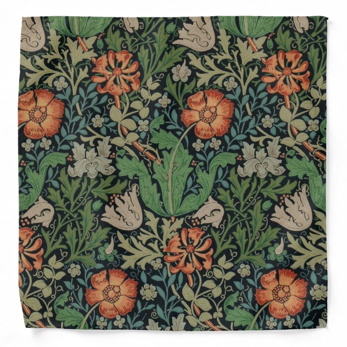 pic Compton Wallpaper Morris vintage floral wallpaper trendy morris compton bandana zazzle com
