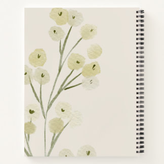 Vintage Floral Watercolor Notebook2 Notebook