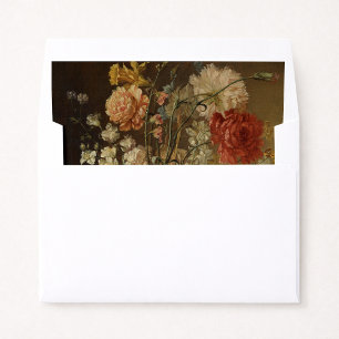 Vintage, Floral, wedding  Envelope Liner