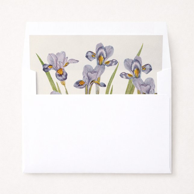 Vintage, floral, wedding  envelope liner (Creator Uploaded)