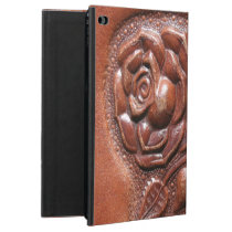 vintage floral western country tooled leather rose powis iPad air 2 case
