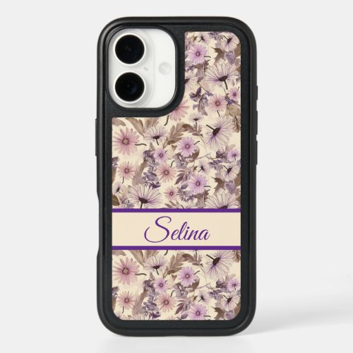 Vintage Floral Wildflowers  iPhone 16 Case