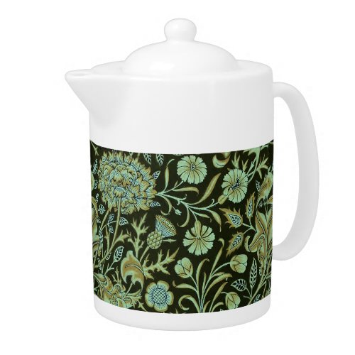 Vintage Floral William Morris Cherwell      Teapot