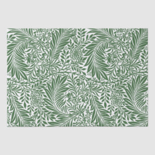 Vintage Floral William Morris Willow Bough Green Tissue Paper