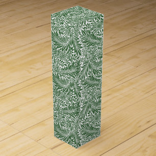 Vintage Floral William Morris Willow Bough Green Wine Box