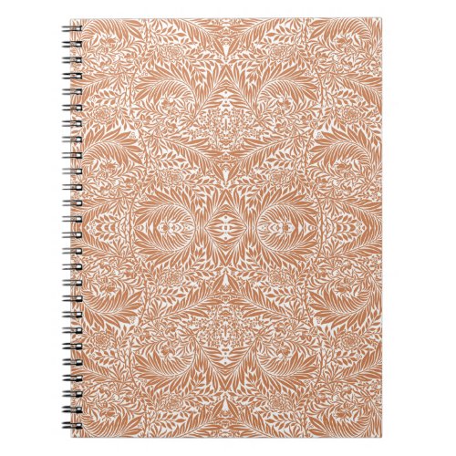 Vintage Floral William Morris Willow Bough Rust Notebook