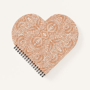 Vintage Floral William Morris Willow Bough Rust Notebook