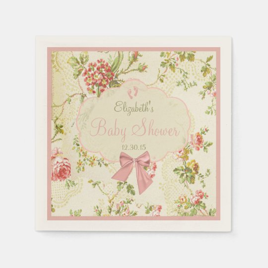 baby shower paper napkins