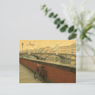 Vintage Florence Italy Postcard – Ponte Vecchio 