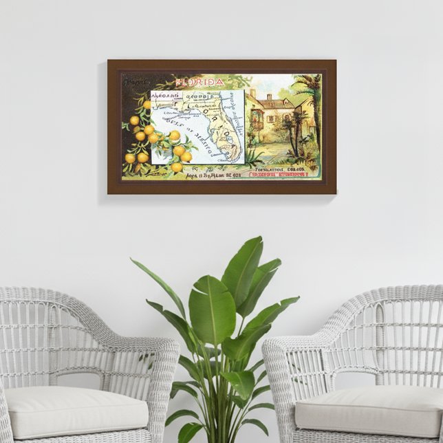Vintage Florida Ad Canvas Print (Creator Uploaded)