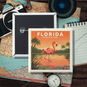 Vintage Florida Button