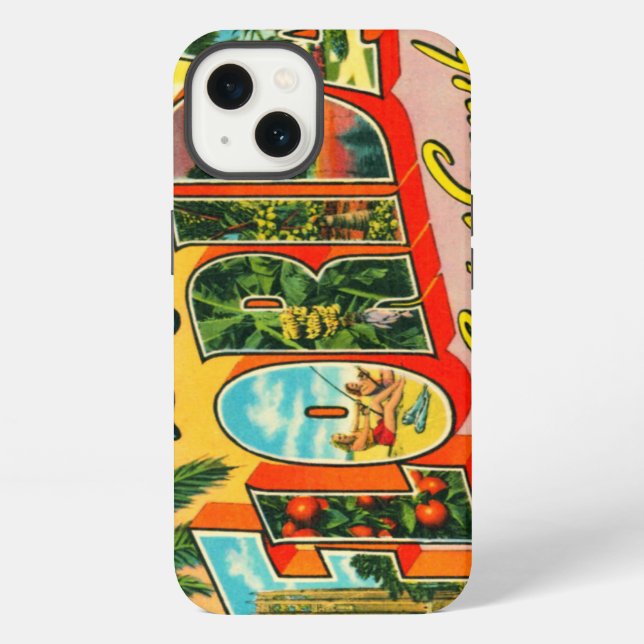 Vintage Florida Iphone Case (Back)
