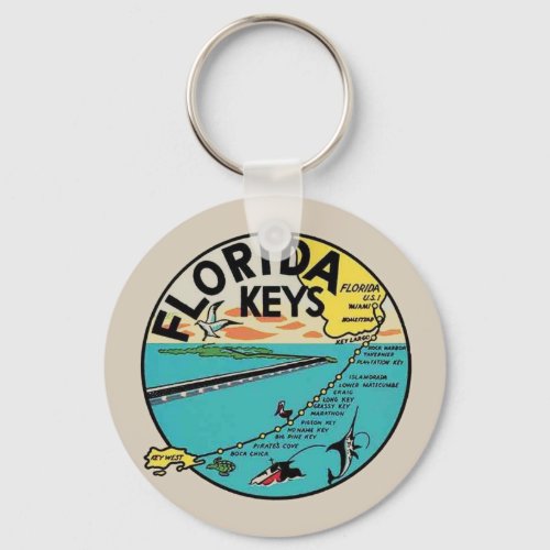  Vintage Florida Keys Keychain