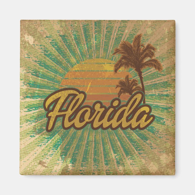 Vintage Florida Magnet (Front)