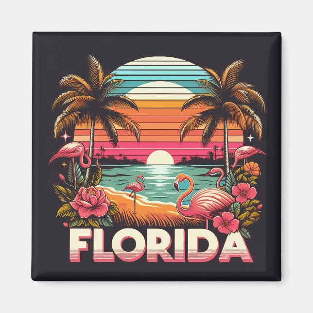 Vintage Florida Magnet (Front)