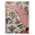 Vintage Florida Map Notebook at Zazzle