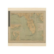 Vintage Florida Map