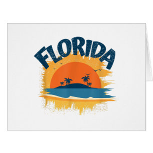 Vintage Florida Retro Tee Design Sunshine