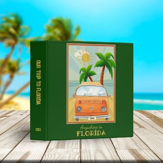 Vintage Florida Travel Poster Scrapbook