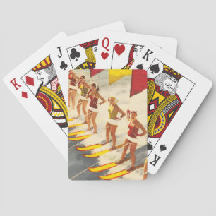 Vintage Florida Water Show Poker Cards