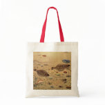 Vintage Flounders, Marine Ocean Life Flat Fish Tote Bag