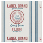 Vintage Flour Sack Design Fabric