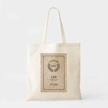 Vintage Flour Sack Tote Bag by YesteryearToday at Zazzle