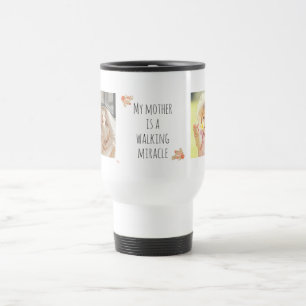 Vintage Flower and Family Photo Mothers Day  Travel Mug