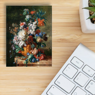 Vintage Flower Bouquet Floral Art Home Office Desk Paperweight