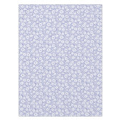 Vintage Flower Cascade Periwinkle Tablecloth | Zazzle
