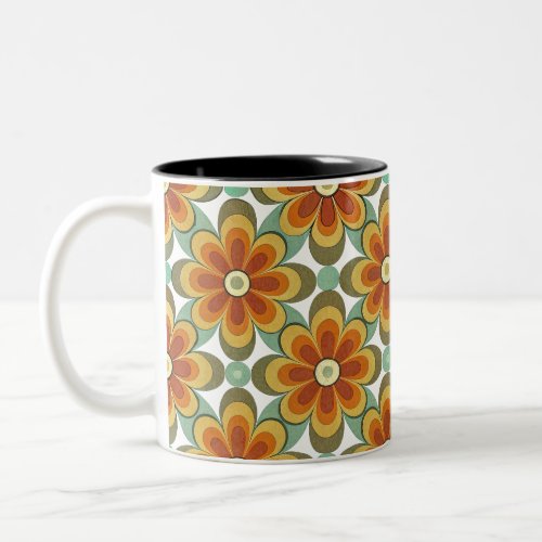 Vintage Flower Design Mug