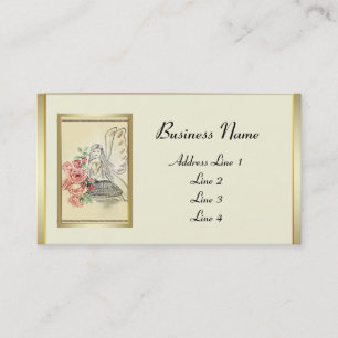 Vintage Flower Fairy Business Card