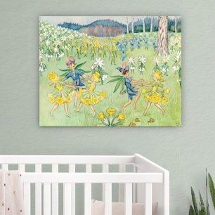 Vintage Flower Festival by Elsa Beskow  Poster