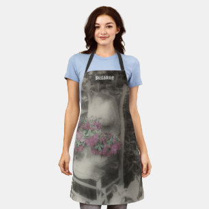 Vintage Flower Garden Chair Personalized Apron