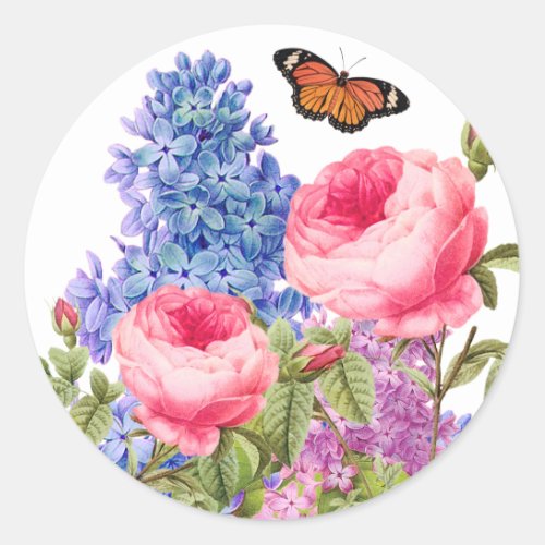 Vintage Flower Garden Stickers