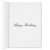 Vintage flower girl illustration birthday (Inside (Right))