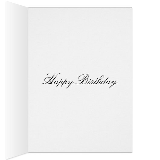 Vintage flower girl illustration birthday (Inside (Right))