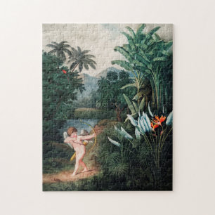 Vintage Flower Illustration Jigsaw Puzzle