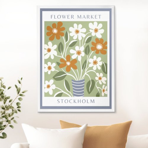 VIntage Flower Market Poster