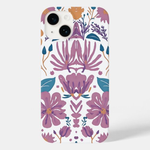 Vintage flower pattern  Case_Mate iPhone 14 case